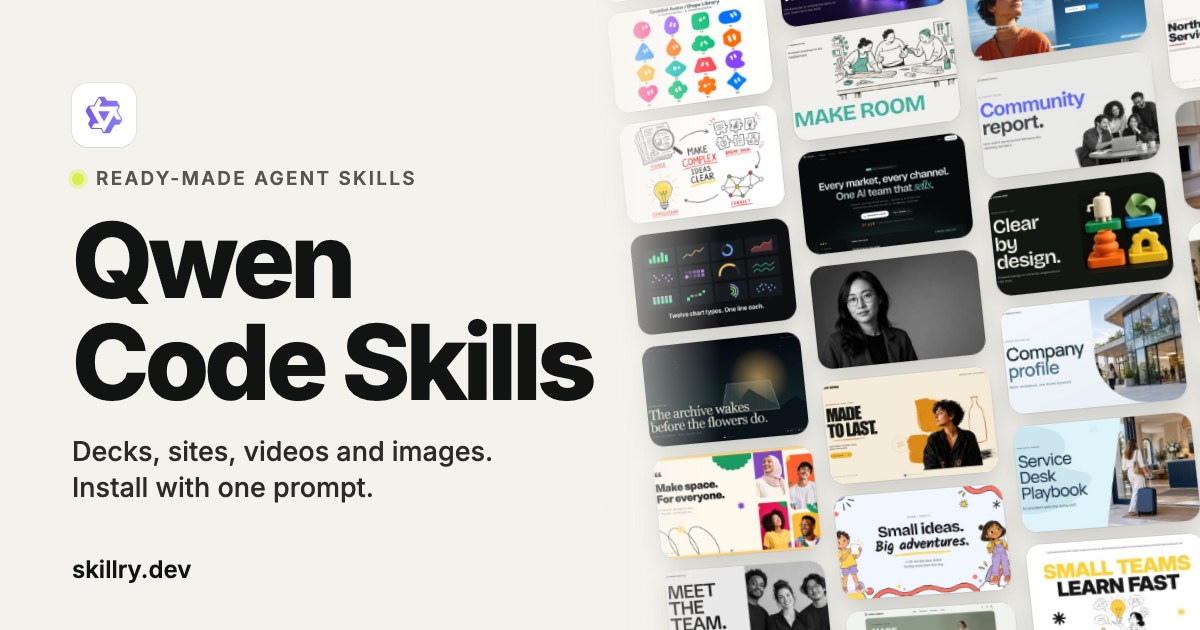 Qwen Code Skills: Agent Skills for Qwen Code CLI