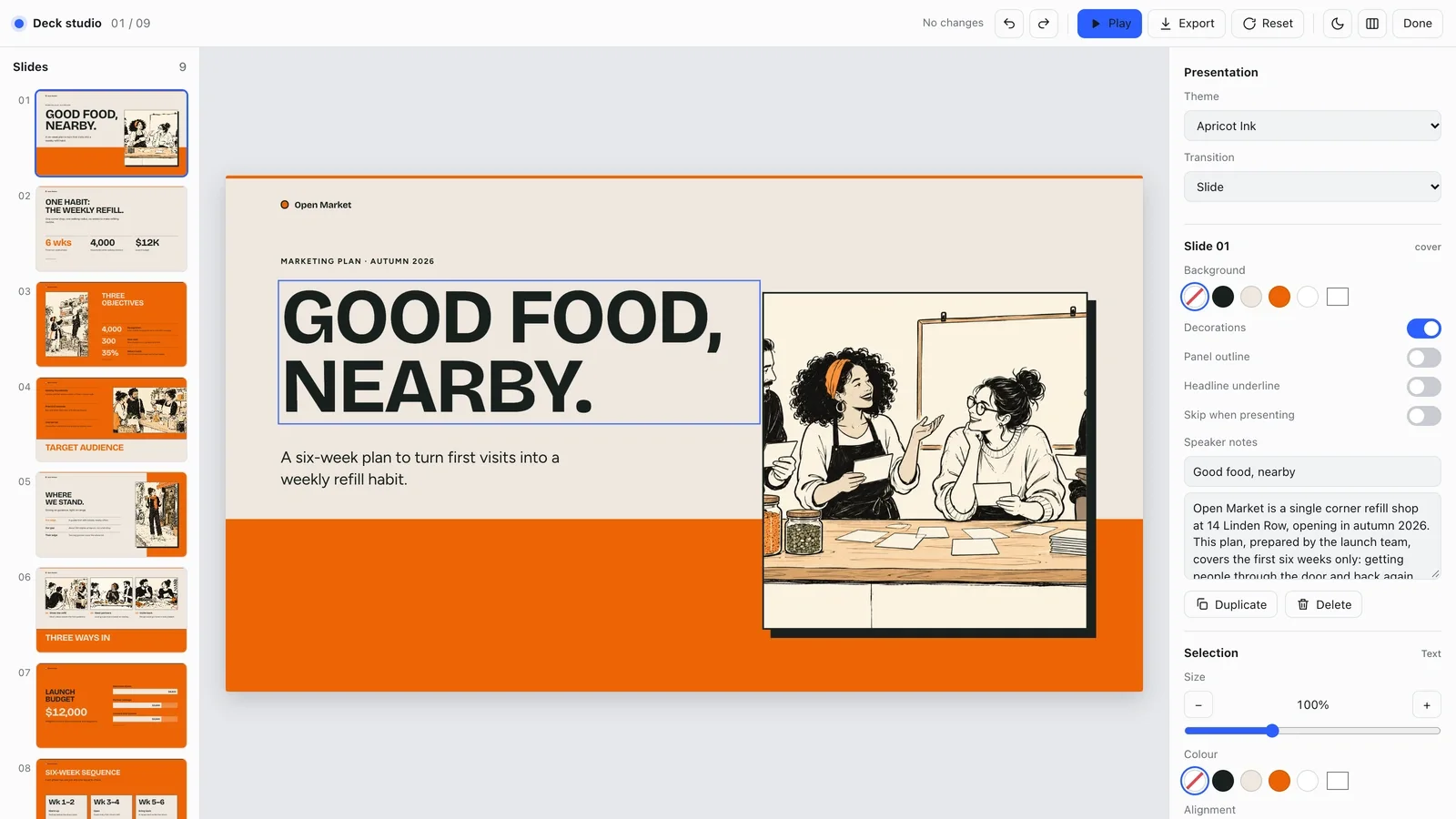 Apricot Ink Marketing Deck result preview 2