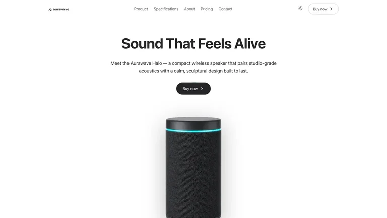 Aurawave Audio Landing result preview