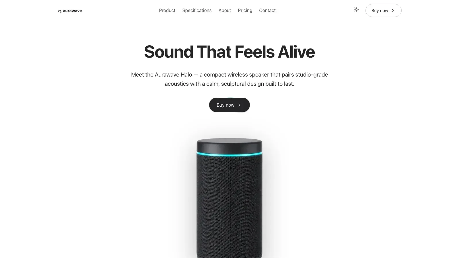 Aurawave Audio Landing result preview