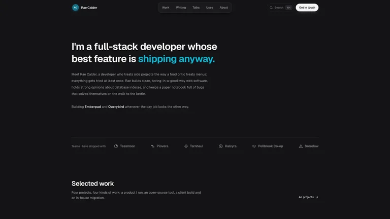 Basalt Dev Portfolio result preview