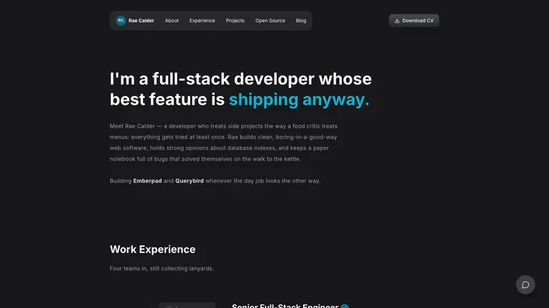 Basalt Dev Portfolio result preview
