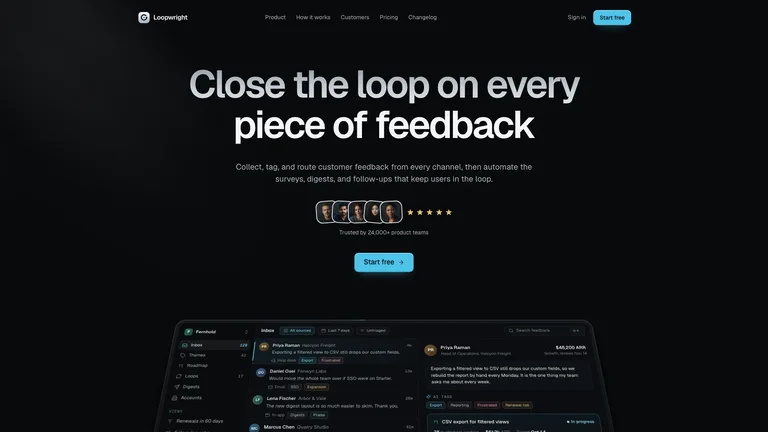 Cadence Marketing Landing result preview