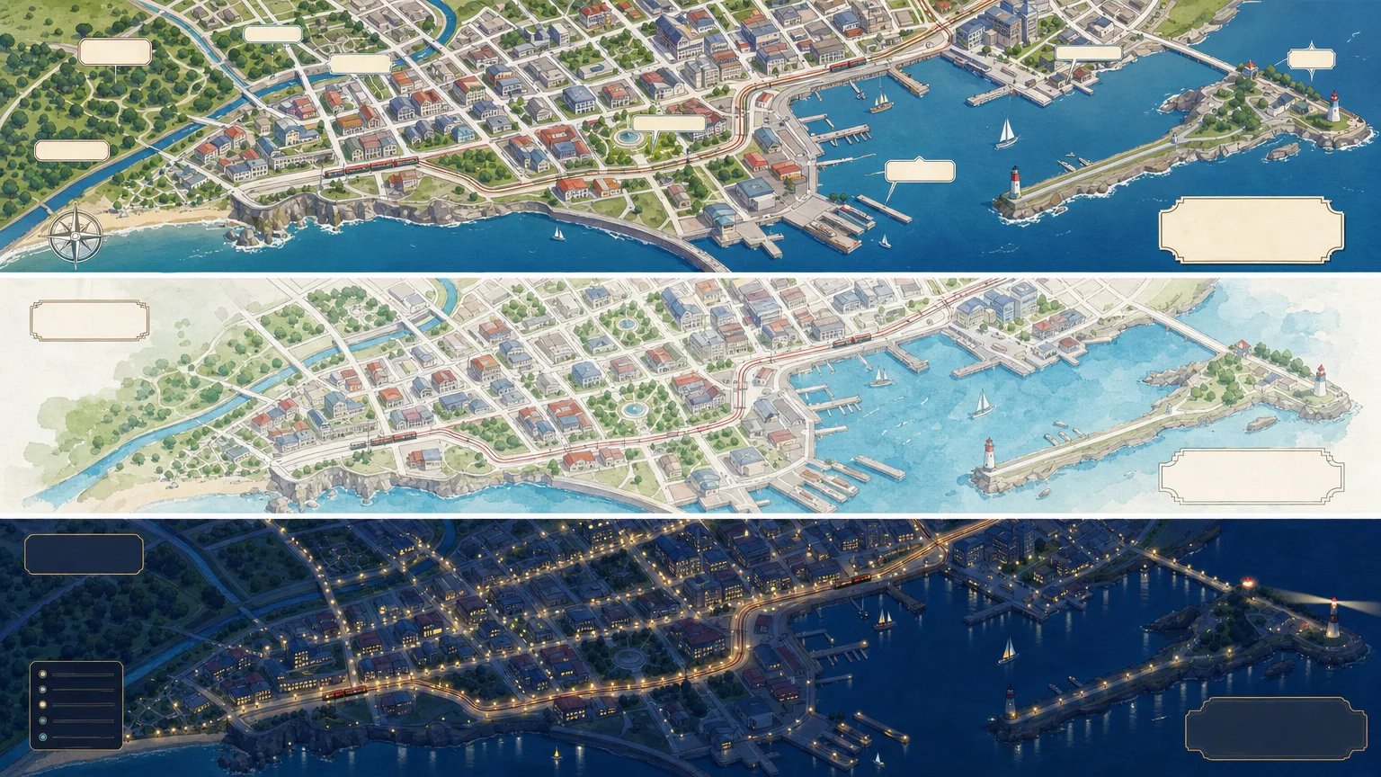 City Street Map Illustrator result preview 3