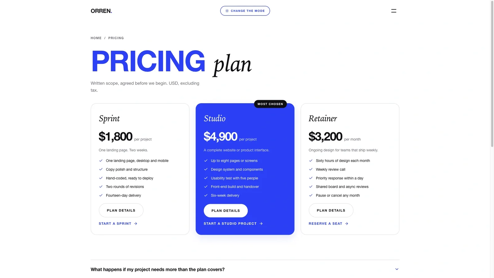 Cobalt Serif Freelancer Site result preview 2