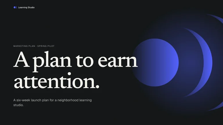 Cobalt Serif Marketing Deck result preview