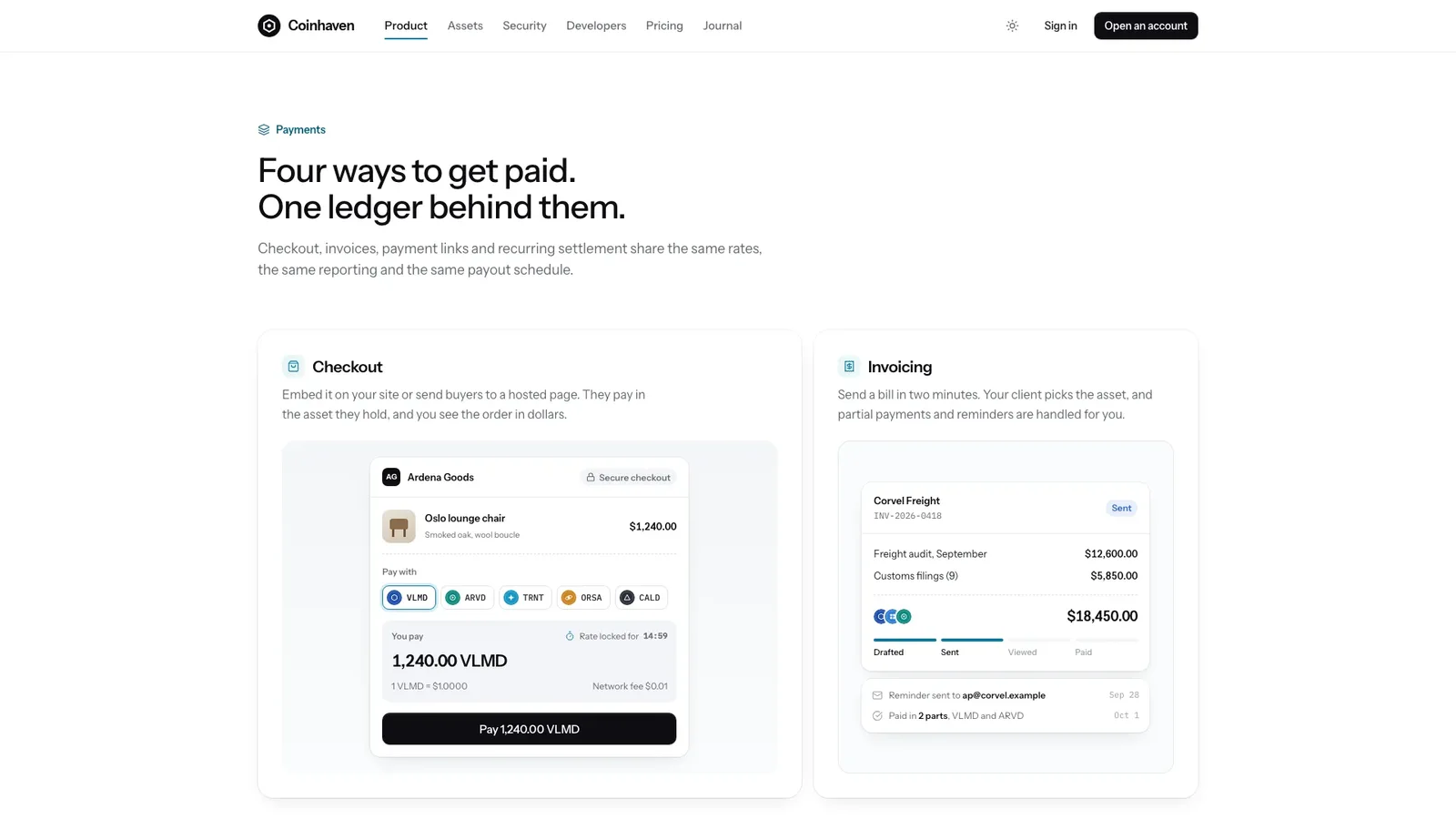 Coinhaven Crypto Landing result preview 2