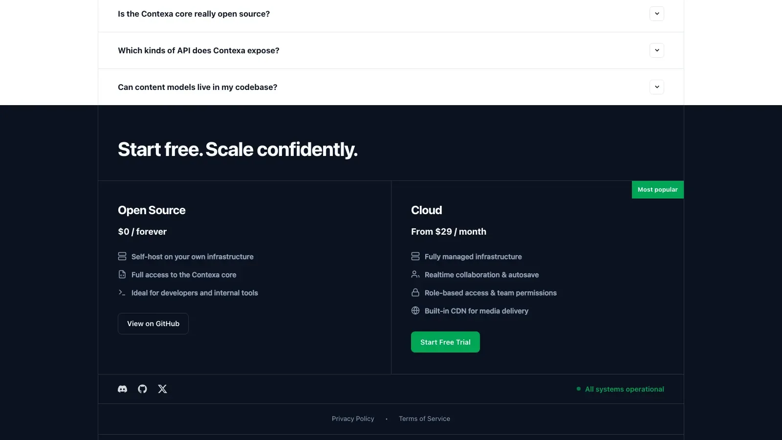 Contexa CMS Landing result preview 3