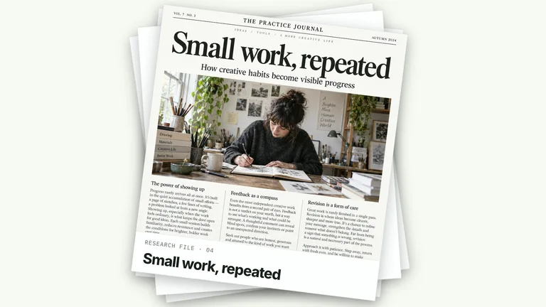 CreatorMotion · Tilted Document Stack Cycle — Source example · Skillry