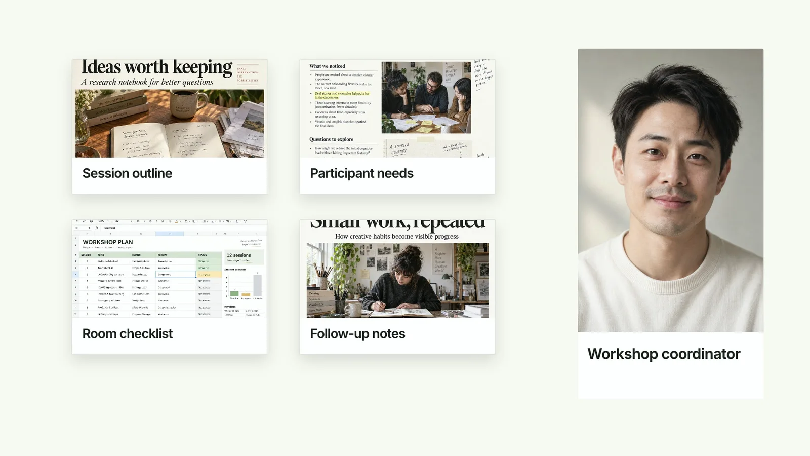 CreatorMotion · Dossier Beside a Role