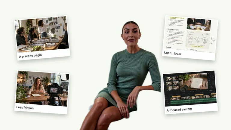 CreatorMotion · Scattered Images to Presenter Wall — Source example · Skillry