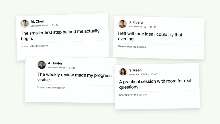 CreatorMotion · Overlapping Testimonial Hold — Source example · Skillry