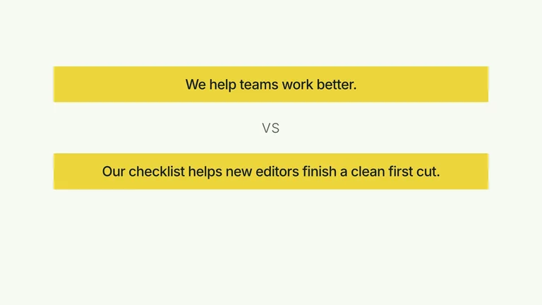 CreatorMotion · Wording Choice — Source example · Skillry