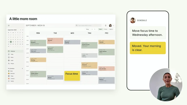 CreatorMotion · Calendar Reschedule — Source example · Skillry