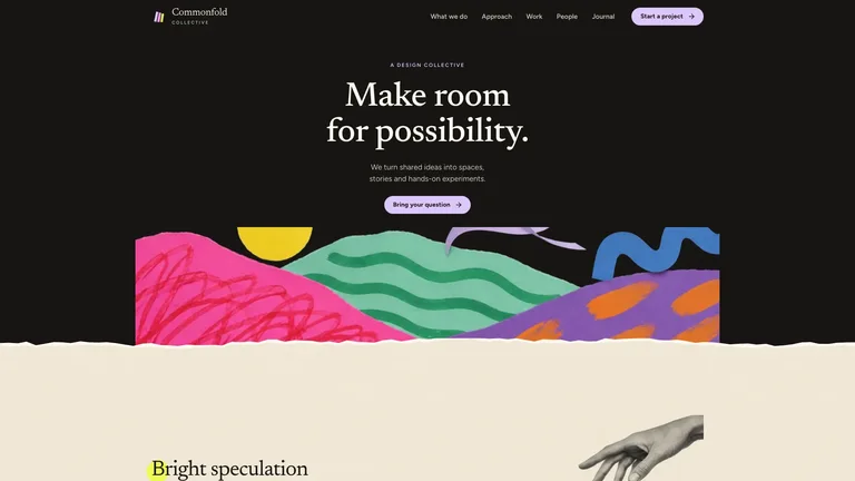 Cut-Paper Collective Site result preview