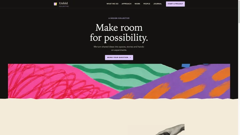 Cut-Paper Collective Site result preview
