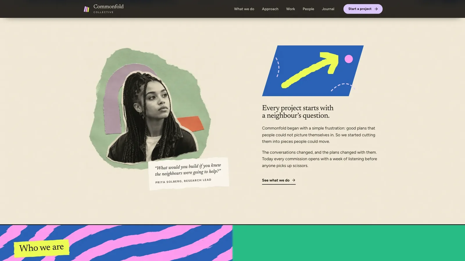 Cut-Paper Collective Site result preview 2