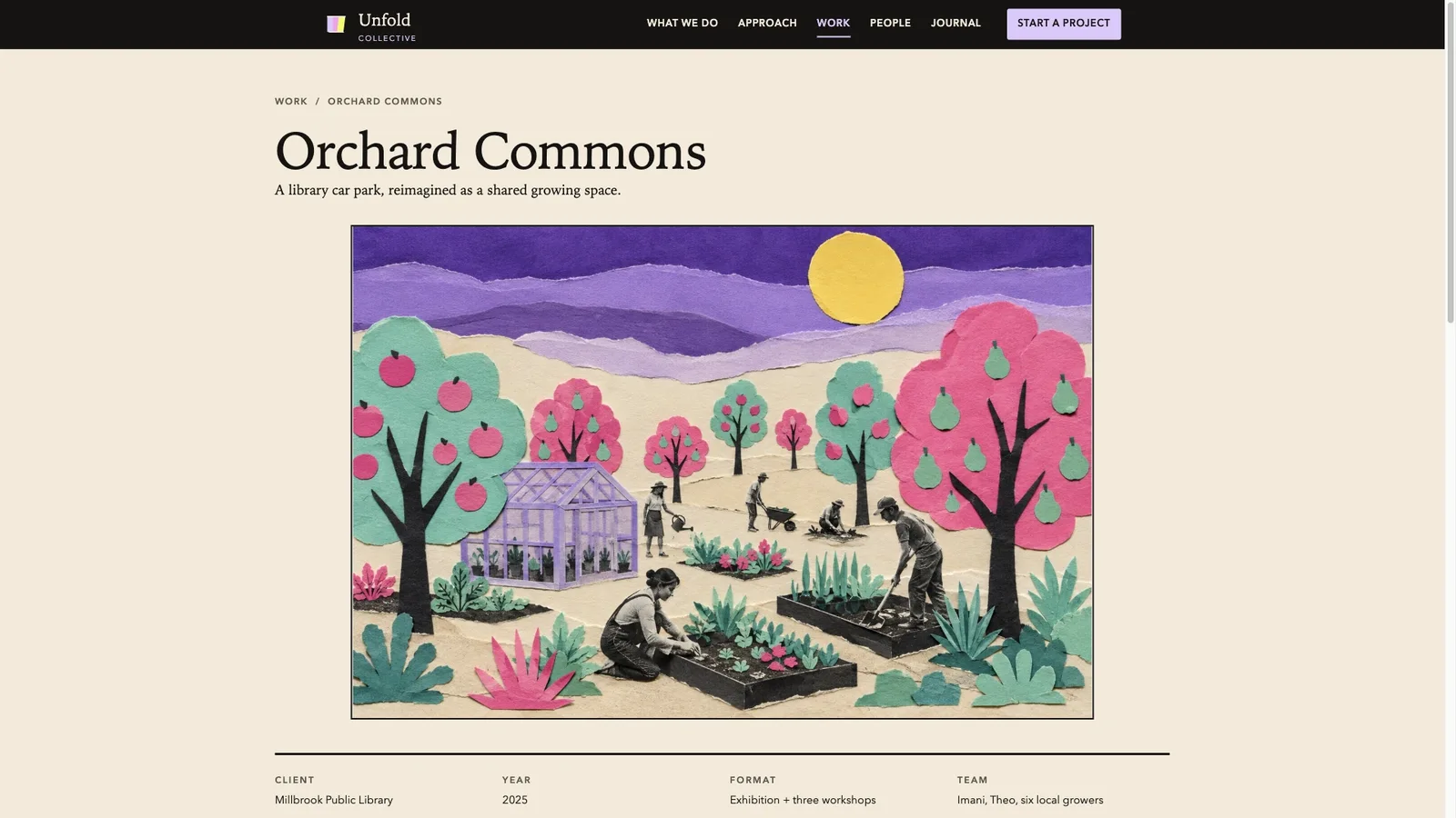 Cut-Paper Collective Site result preview 2