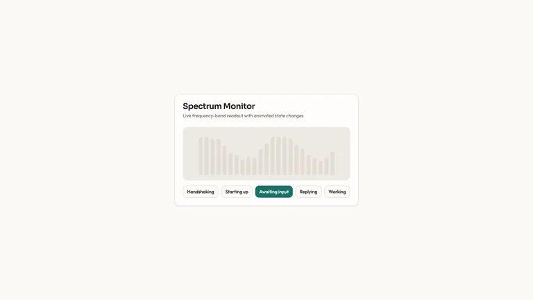 Spectrum Monitor Chart result preview