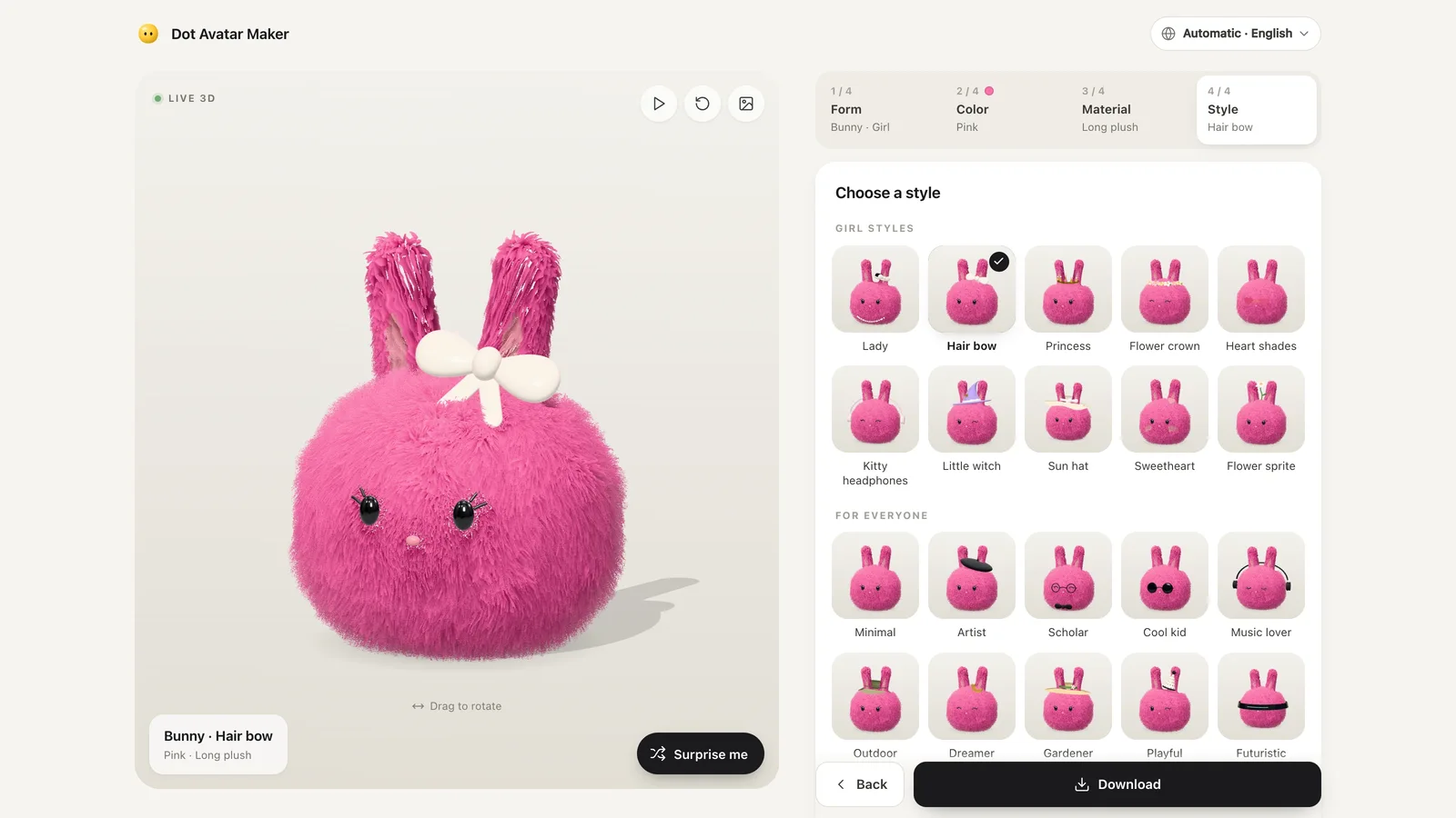 Dot Avatar Maker result preview 2