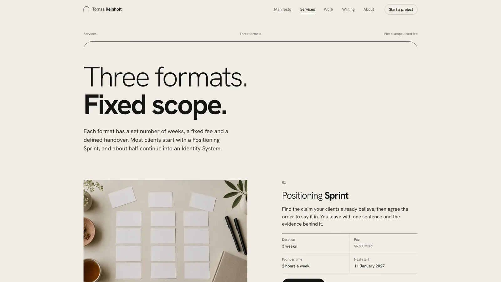 Editorial Personal Brand Landing result preview 3