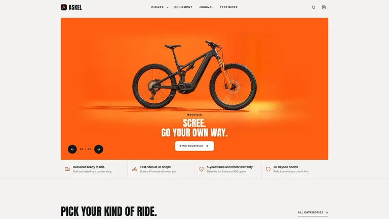 Ember E-Bike Store — Source example · Skillry