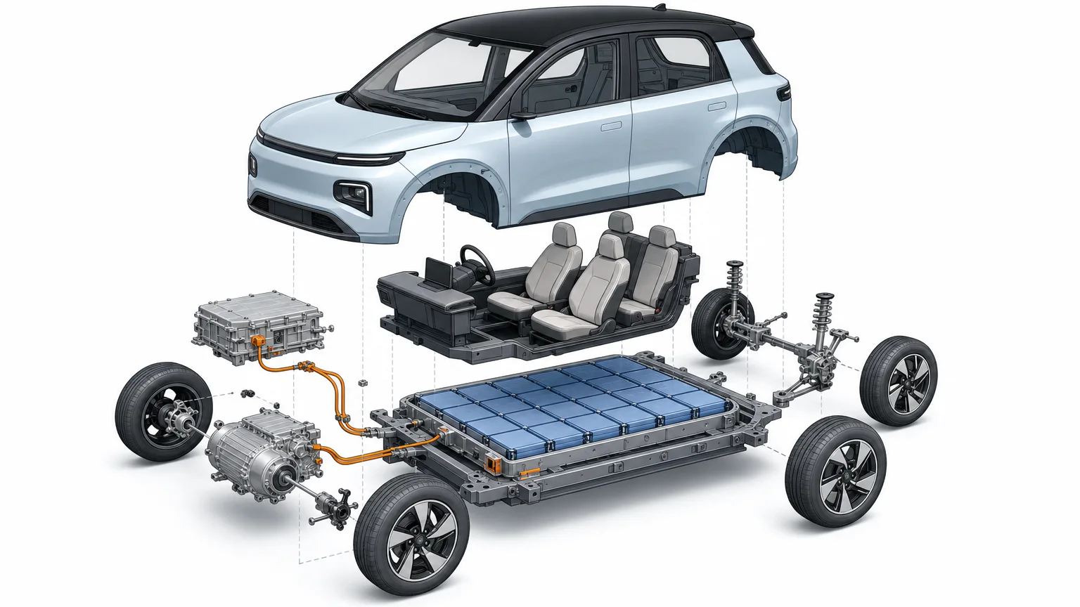 EV System Exploded View result preview