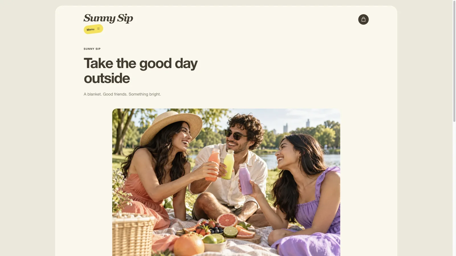 Gradient Juice Brand Site result preview 2