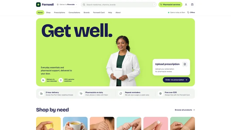 Green Pharmacy Storefront result preview