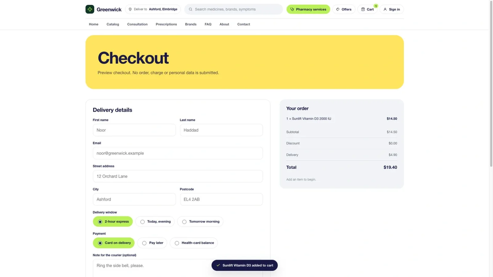 Green Pharmacy Storefront result preview 3