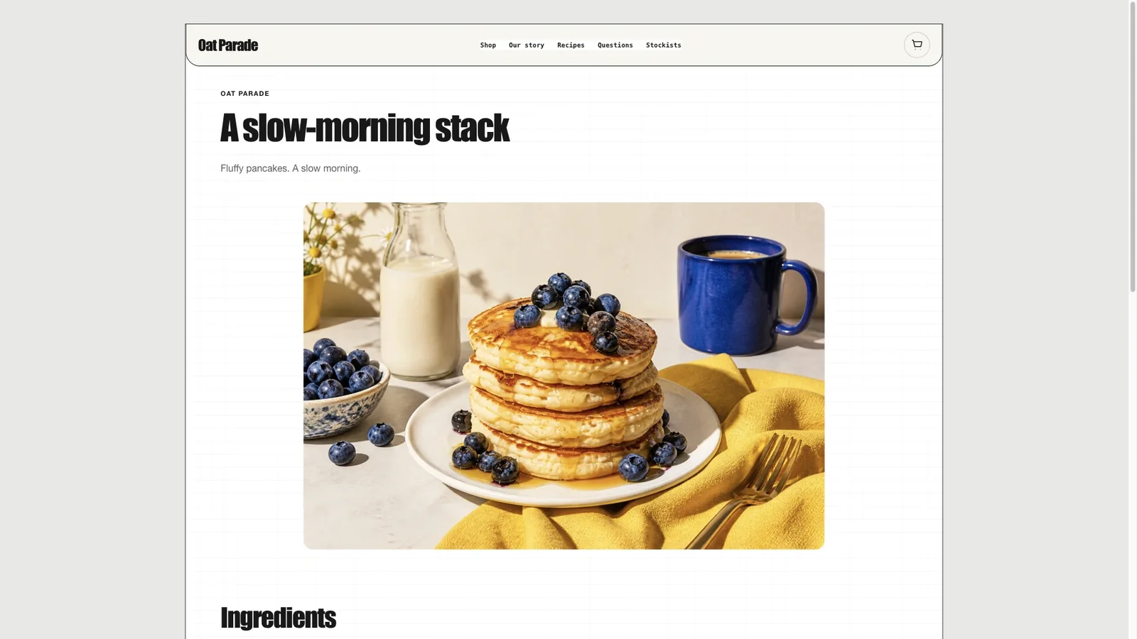 Grid-Paper Beverage Brand Site result preview 2