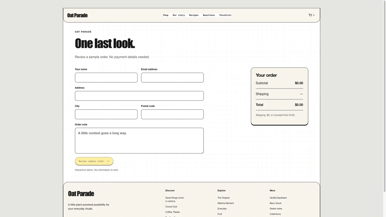 Grid-Paper Beverage Brand Site result preview 3