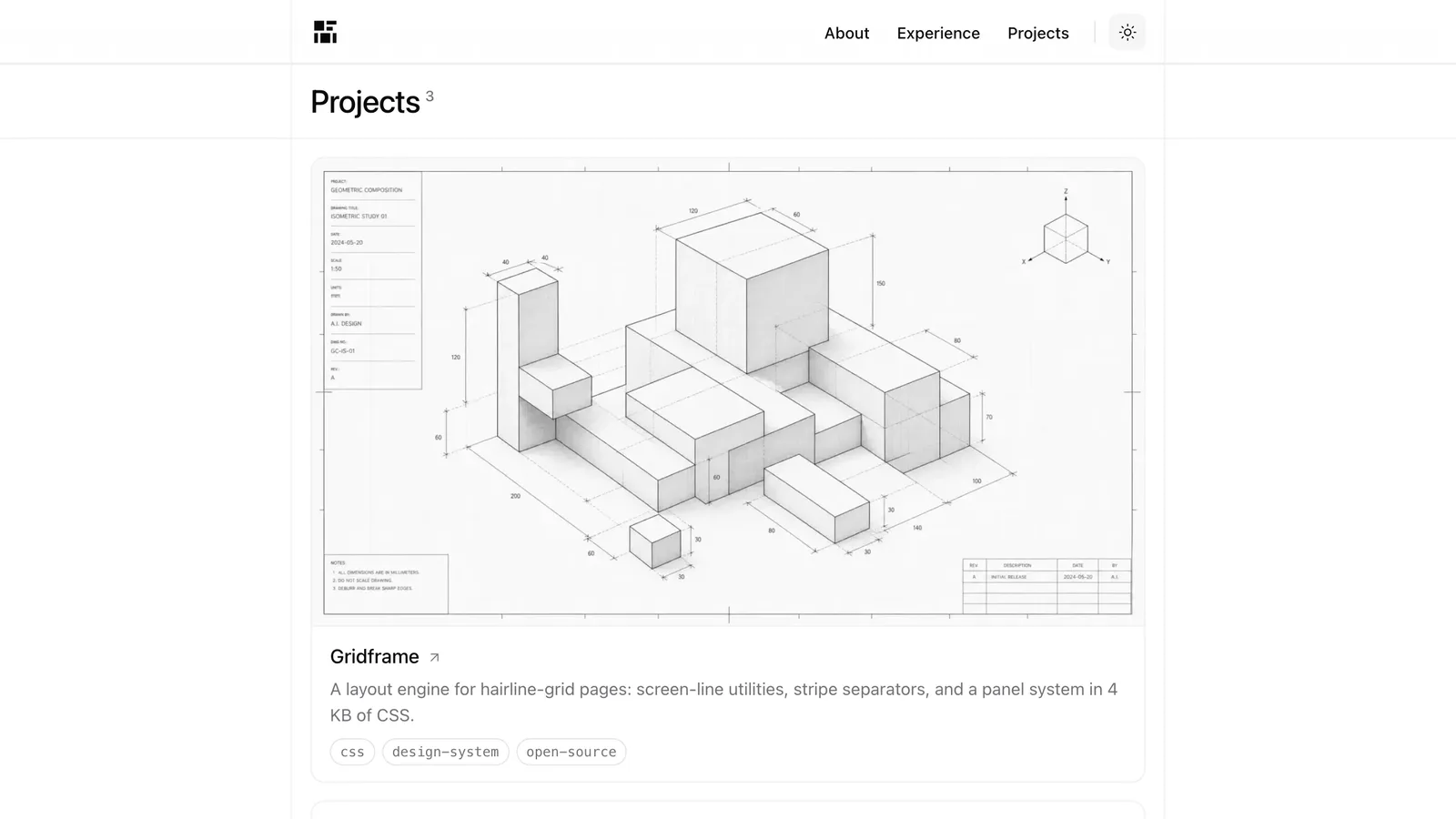 Hairline Grid Portfolio result preview 3