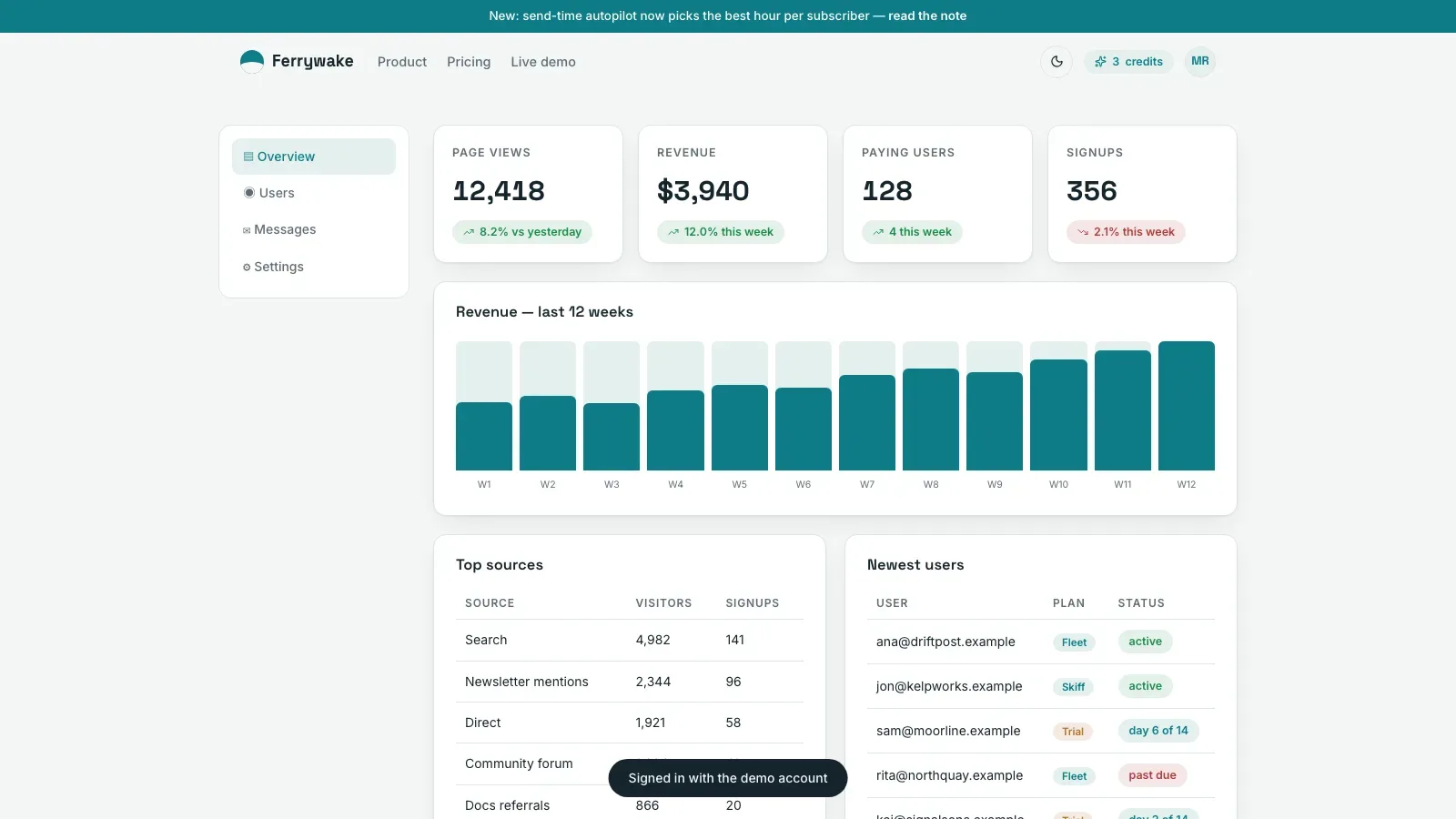 Harbor SaaS Suite result preview 3