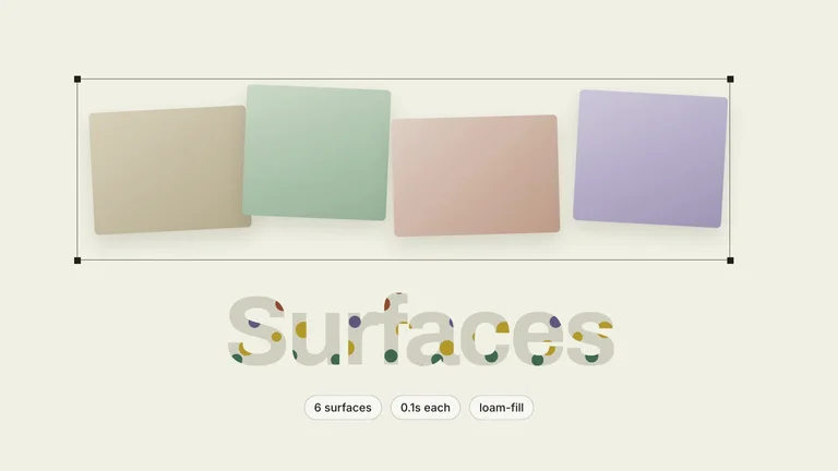 Texture-Swatch Kinetic Launch result preview