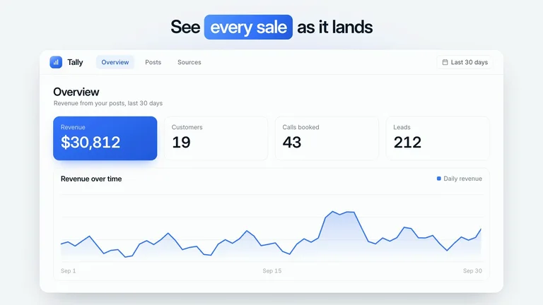 LaunchMotion · Revenue Dashboard result preview