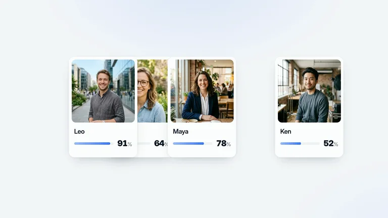 LaunchMotion · Creator Ranking result preview