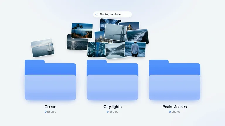LaunchMotion · Photo Folders result preview