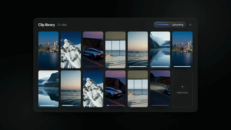 LaunchMotion · Footage Drop result preview