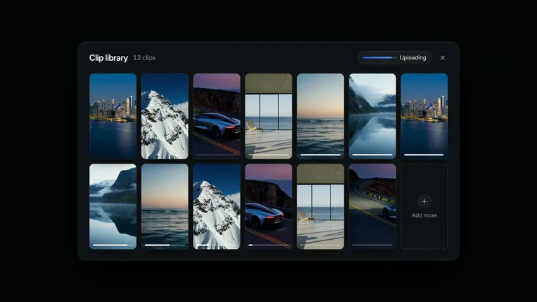 LaunchMotion · Footage Drop result preview