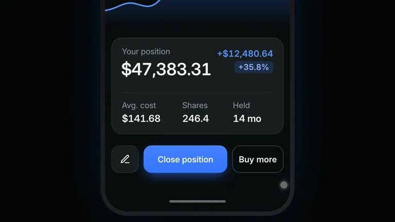 LaunchMotion · Position Card result preview