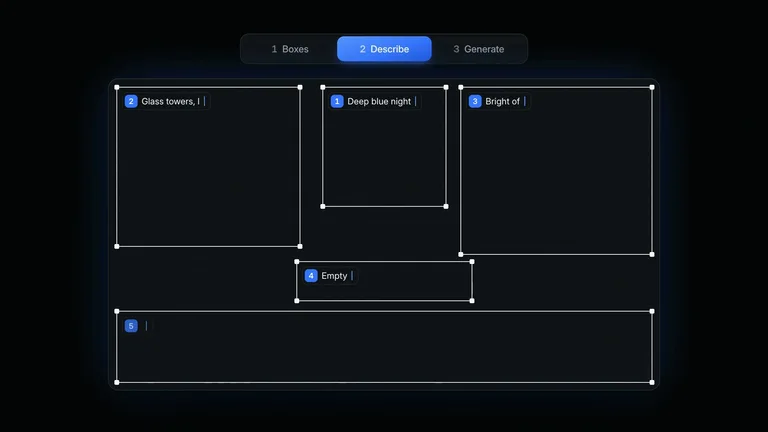 LaunchMotion · Box to Picture result preview
