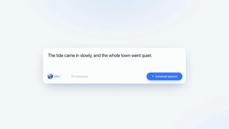 LaunchMotion · Voice Picker result preview