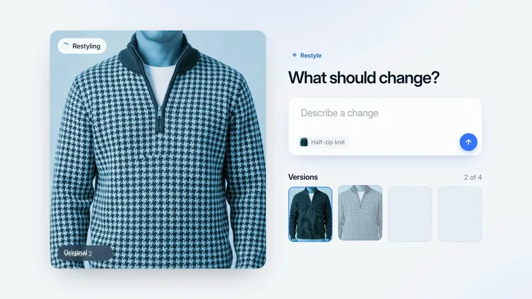 LaunchMotion · Sentence Restyle result preview