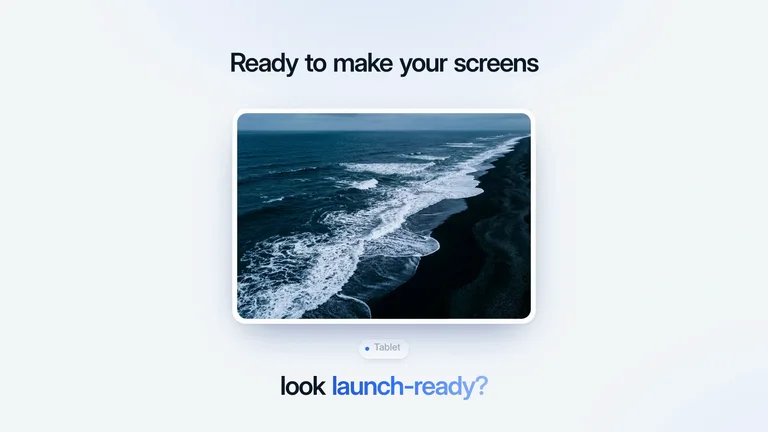 LaunchMotion · Device Morph result preview