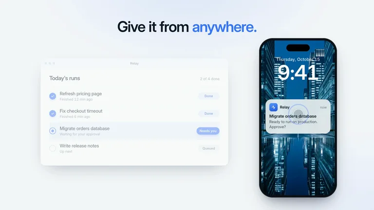 LaunchMotion · Phone Approval result preview
