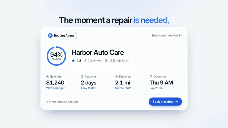 LaunchMotion · Best Shop Match result preview