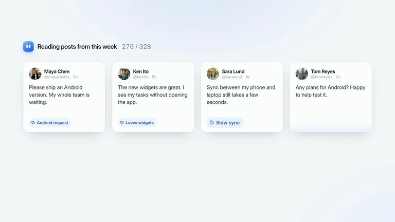 LaunchMotion · Social Post Scan result preview