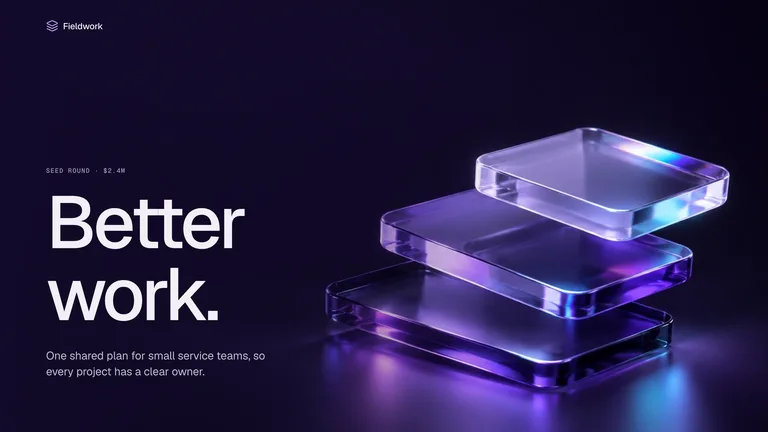 Lilac Glass Pitch Deck result preview