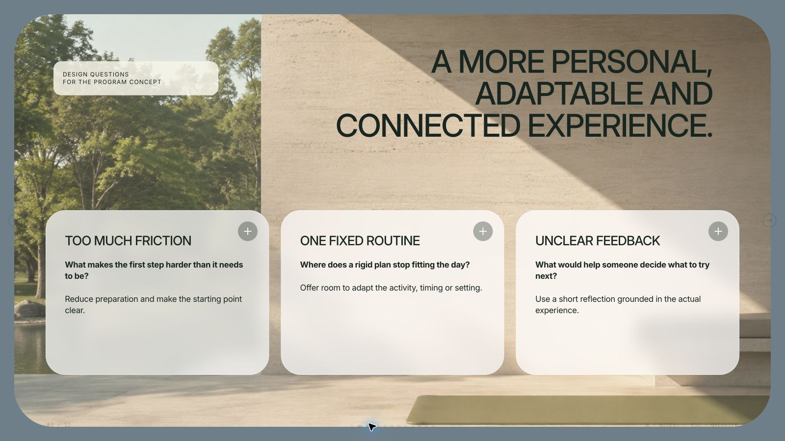 The principles page